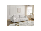 Fuji - Canapé Droit Convertible 3 Places - Tissu Bouclette