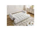 Fuji - Canapé Droit Convertible 3 Places - Tissu Bouclette