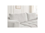 Fuji - Canapé Droit Convertible 3 Places - Tissu Bouclette