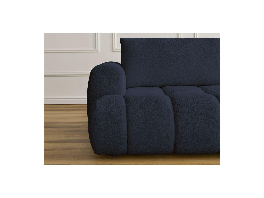 Fuji - Canapé Droit Convertible 3 Places - Tissu Bouclette