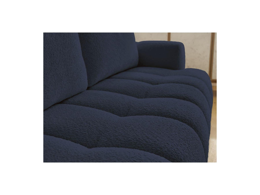 Fuji - Canapé Droit Convertible 3 Places - Tissu Bouclette