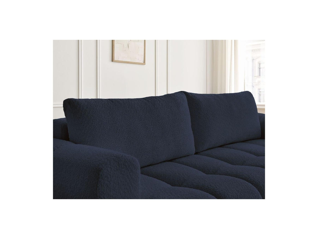 Fuji - Canapé Droit Convertible 3 Places - Tissu Bouclette
