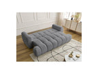 Fuji - Canapé Droit Convertible 3 Places - Tissu Bouclette