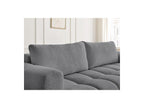 Fuji - Canapé Droit Convertible 3 Places - Tissu Bouclette