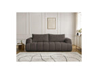 Fuji - Canapé Droit Convertible 3 Places - Tissu Bouclette