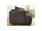 Fuji - Canapé Droit Convertible 3 Places - Tissu Bouclette