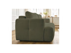 Fuji - Canapé Droit Convertible 3 Places - Tissu Bouclette