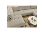 Fuji - Canapé Panoramique Convertible - Tissu Bouclette - Angle Droit