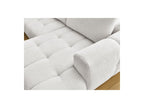 Fuji - Canapé Panoramique Convertible - Tissu Bouclette - Angle Droit
