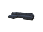 Fuji - Canapé Panoramique Convertible - Tissu Bouclette - Angle Droit