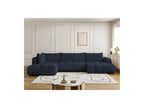 Fuji - Canapé Panoramique Convertible - Tissu Bouclette - Angle Droit