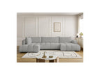 Fuji - Canapé Panoramique Convertible - Tissu Bouclette - Angle Droit
