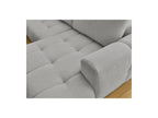 Fuji - Canapé Panoramique Convertible - Tissu Bouclette - Angle Droit