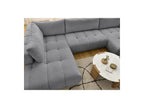 Fuji - Canapé Panoramique Convertible - Tissu Bouclette - Angle Droit
