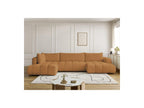Fuji - Canapé Panoramique Convertible - Tissu Bouclette - Angle Droit