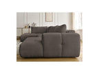 Fuji - Canapé Panoramique Convertible - Tissu Bouclette - Angle Droit