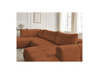 Fuji - Canapé Panoramique Convertible - Tissu Bouclette - Angle Droit