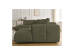 Fuji - Canapé Panoramique Convertible - Tissu Bouclette - Angle Droit