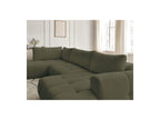 Fuji - Canapé Panoramique Convertible - Tissu Bouclette - Angle Droit