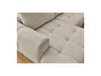 Fuji - Canapé Panoramique Convertible - Tissu Bouclette - Angle Gauche