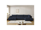 Fuji - Canapé Panoramique Convertible - Tissu Bouclette - Angle Gauche