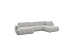 Fuji - Canapé Panoramique Convertible - Tissu Bouclette - Angle Gauche