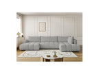 Fuji - Canapé Panoramique Convertible - Tissu Bouclette - Angle Gauche
