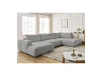 Fuji - Canapé Panoramique Convertible - Tissu Bouclette - Angle Gauche