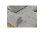 Fuji - Canapé Panoramique Convertible - Tissu Bouclette - Angle Gauche