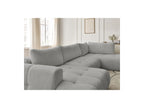 Fuji - Canapé Panoramique Convertible - Tissu Bouclette - Angle Gauche