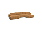 Fuji - Canapé Panoramique Convertible - Tissu Bouclette - Angle Gauche