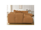 Fuji - Canapé Panoramique Convertible - Tissu Bouclette - Angle Gauche
