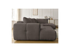 Fuji - Canapé Panoramique Convertible - Tissu Bouclette - Angle Gauche