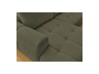 Fuji - Canapé Panoramique Convertible - Tissu Bouclette - Angle Gauche