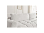 Fuji - Canapé D'Angle Convertible - Tissu Bouclette - Angle Droit