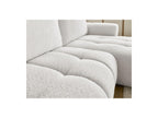 Fuji - Canapé D'Angle Convertible - Tissu Bouclette - Angle Droit
