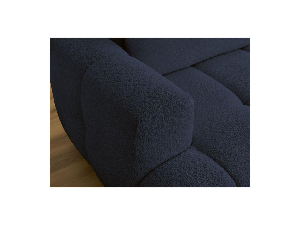 Fuji - Canapé D'Angle Convertible - Tissu Bouclette - Angle Droit