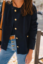Veste Charonne Gabardine Marine
