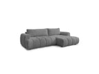 Fuji - Canapé D'Angle Convertible - Tissu Bouclette - Angle Droit