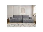 Fuji - Canapé D'Angle Convertible - Tissu Bouclette - Angle Droit