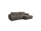 Fuji - Canapé D'Angle Convertible - Tissu Bouclette - Angle Droit
