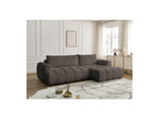 Fuji - Canapé D'Angle Convertible - Tissu Bouclette - Angle Droit