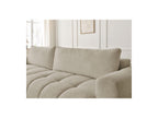 Fuji - Canapé D'Angle Convertible - Tissu Bouclette - Angle Gauche