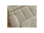 Fuji - Canapé D'Angle Convertible - Tissu Bouclette - Angle Gauche