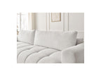 Fuji - Canapé D'Angle Convertible - Tissu Bouclette - Angle Gauche