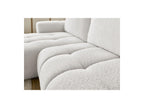 Fuji - Canapé D'Angle Convertible - Tissu Bouclette - Angle Gauche