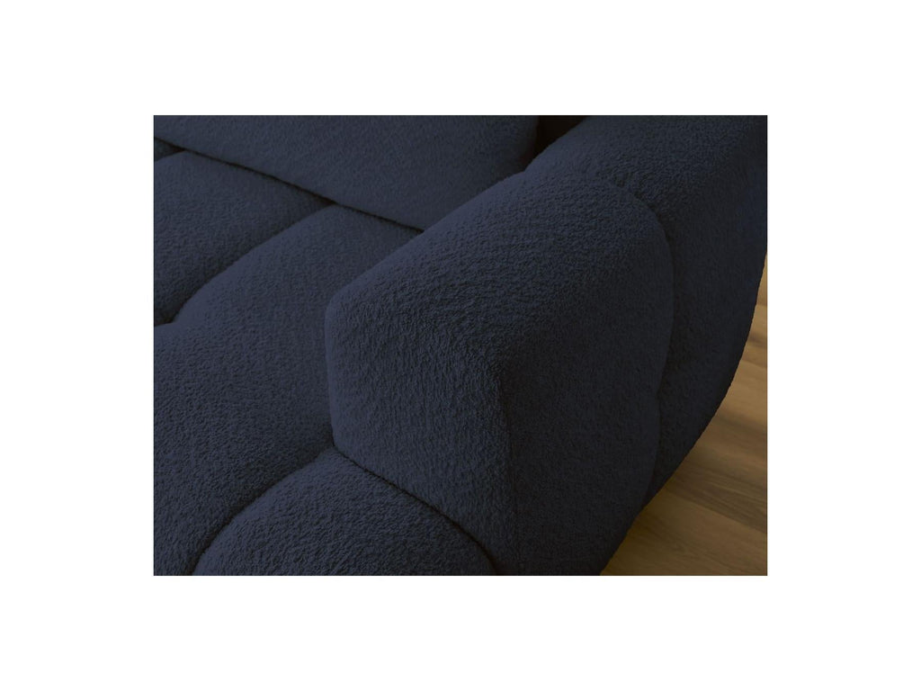 Fuji - Canapé D'Angle Convertible - Tissu Bouclette - Angle Gauche