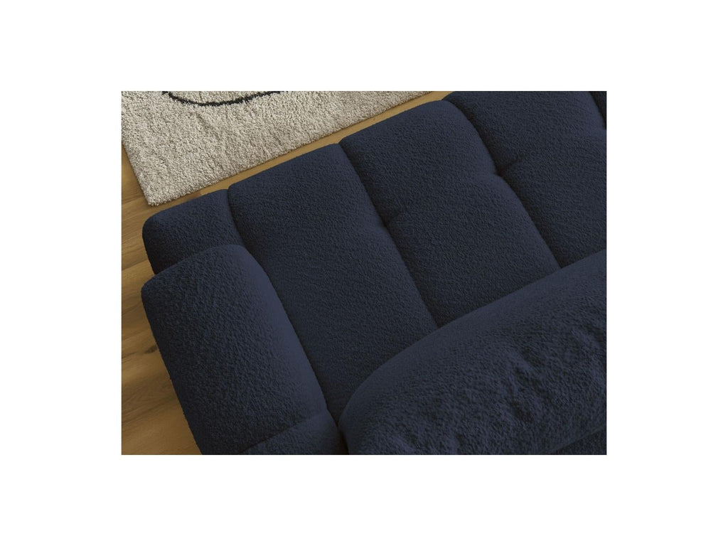 Fuji - Canapé D'Angle Convertible - Tissu Bouclette - Angle Gauche