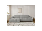 Fuji - Canapé D'Angle Convertible - Tissu Bouclette - Angle Gauche