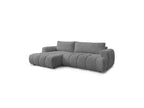 Fuji - Canapé D'Angle Convertible - Tissu Bouclette - Angle Gauche